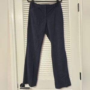Express Navy Blue low rise barely bootcut Dress Pants